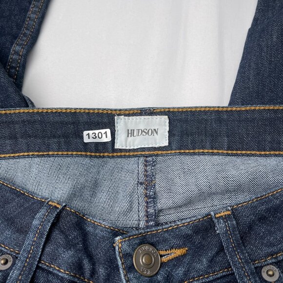 Hudson‎ Bacara Straight Flood Cuff Denim Jeans Dark Wash Low-Rise Womens 28 - Picture 8 of 16